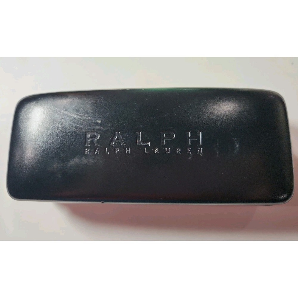 Ralph Lauren Black Hard Clamshell Eyeglass Case Protective Eyewear Box